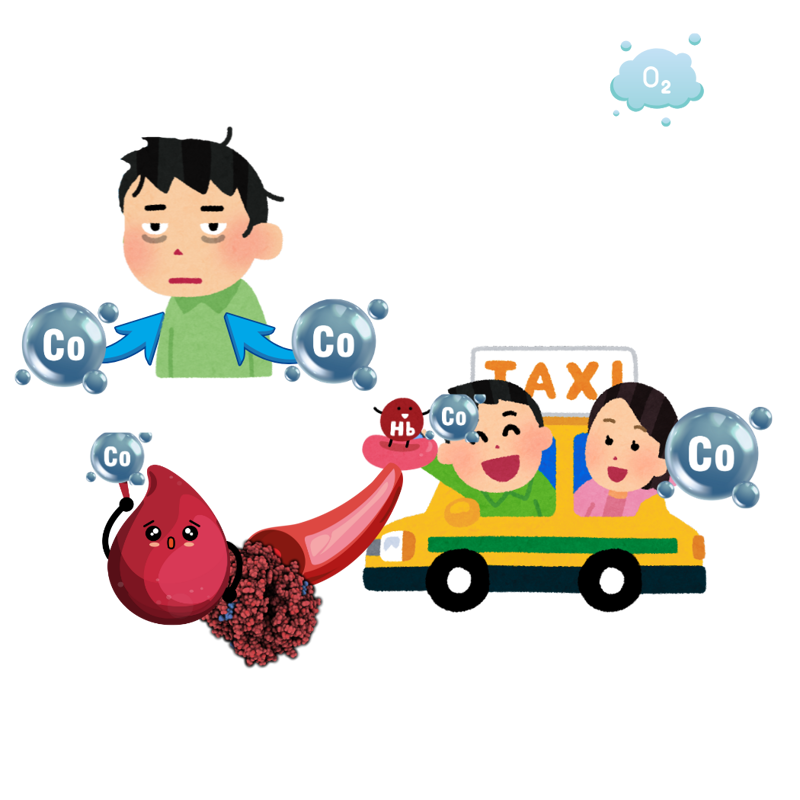 CO Hemoglobine
