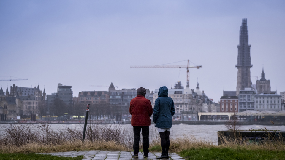 Stormschade Slecht Weer Antwerpen