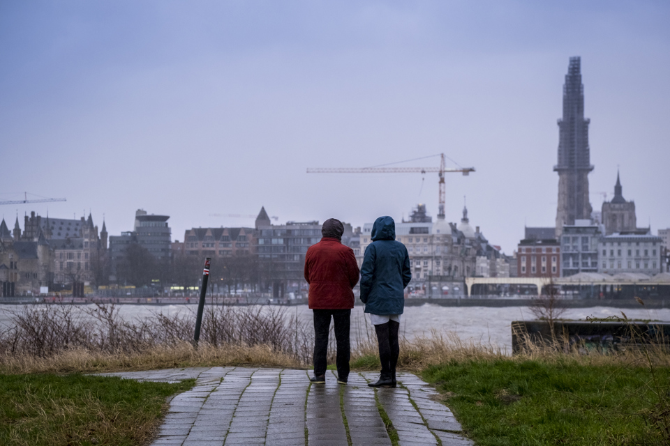 Stormschade Slecht Weer Antwerpen