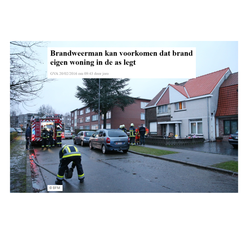 Brandweerman Kan Voorkomen Dat Brand Eigen Woning In De As Legt